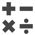 Calc SVG Icon